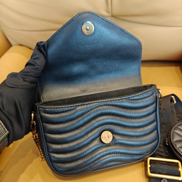 Louis Vuitton New Wave Multi Pochette Black w/NFC Chip - Picture 7 of 9